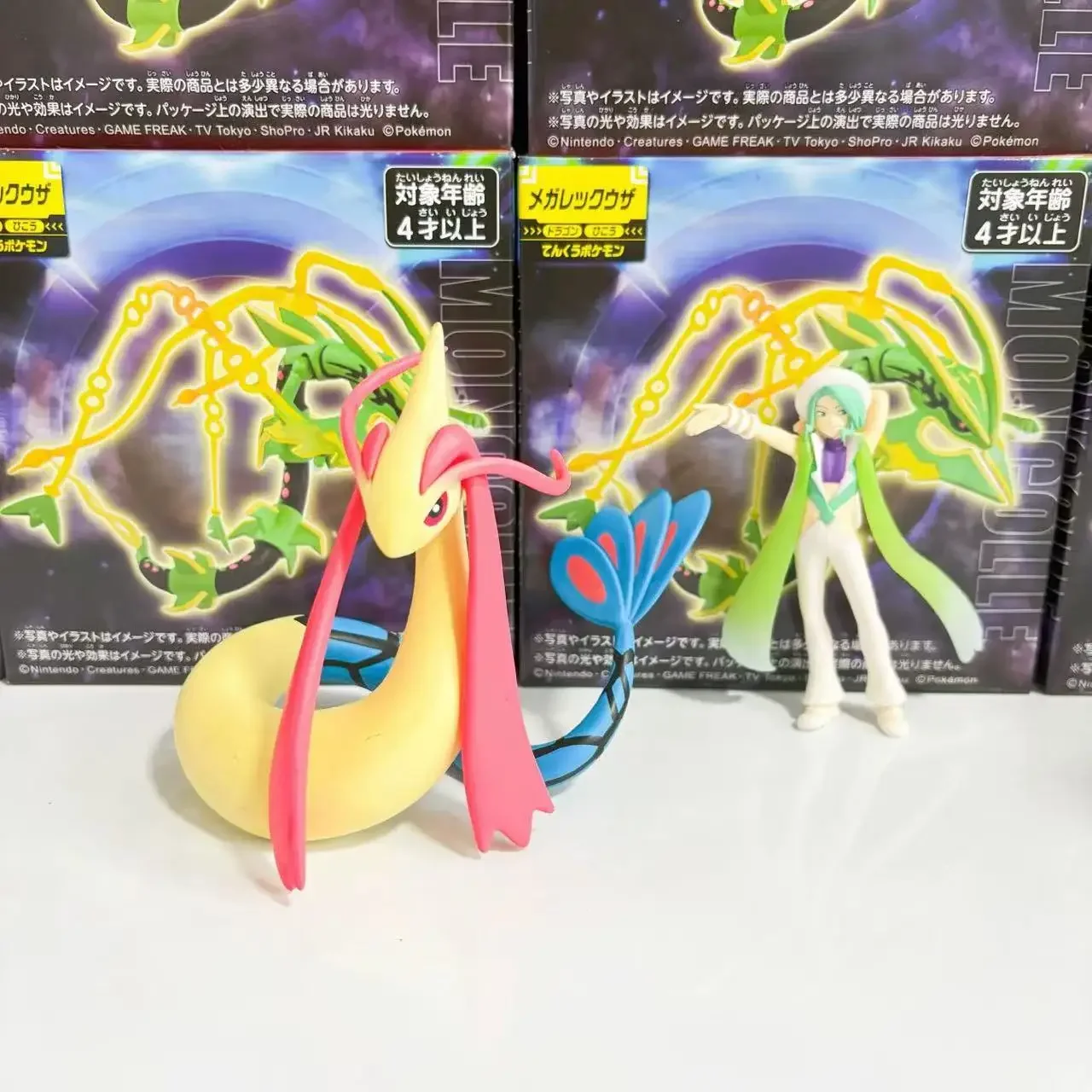 Véritable 1/20 échelle le monde Articuno Moltres Zapdos Nidoking Milotic Garchomp Torterra Gengar mignon figurine modèle jouets