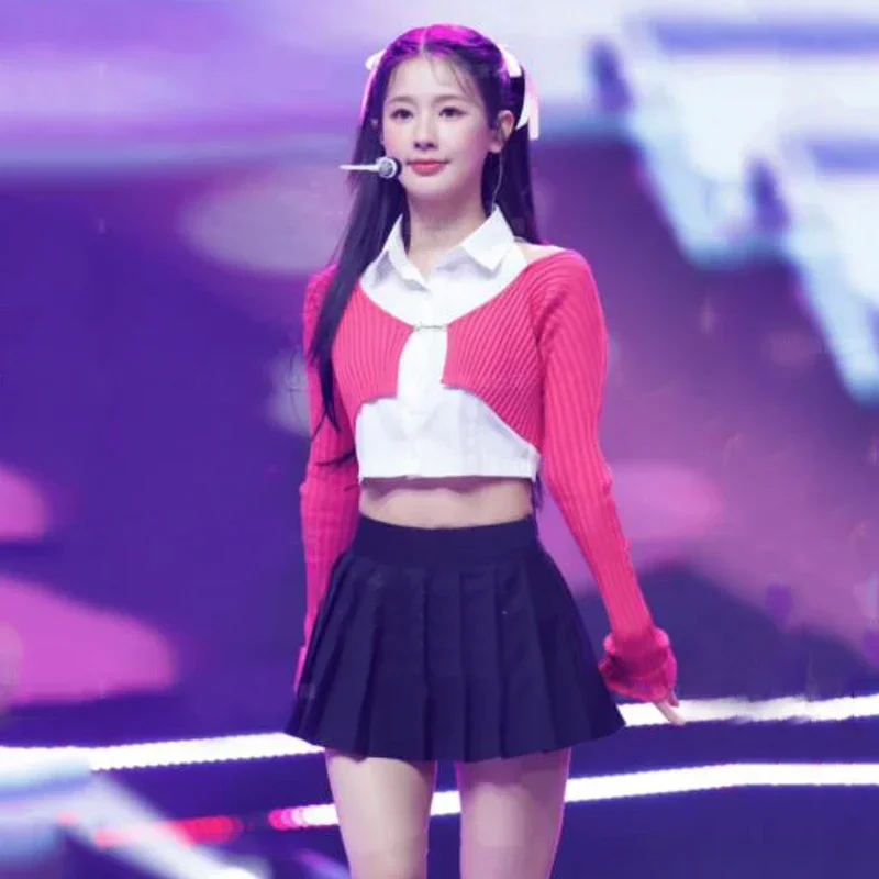 مجموعة النساء ملابس رقص الجاز الهيب هوب زي ملهى ليلي أنثى المغني جوجو القطب ملابس الرقص مهرجان Kpop وتتسابق DWY9264