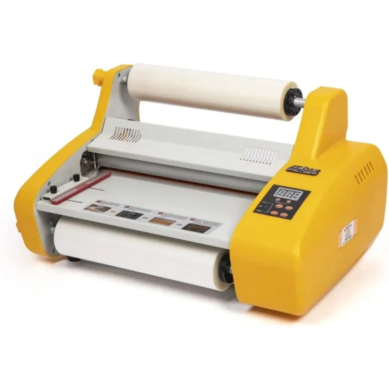 

Laminating Machine Hot and Cold Roll Laminator 110V Digital Thermal Laminating Machine for Single/Dual Sides Lamination