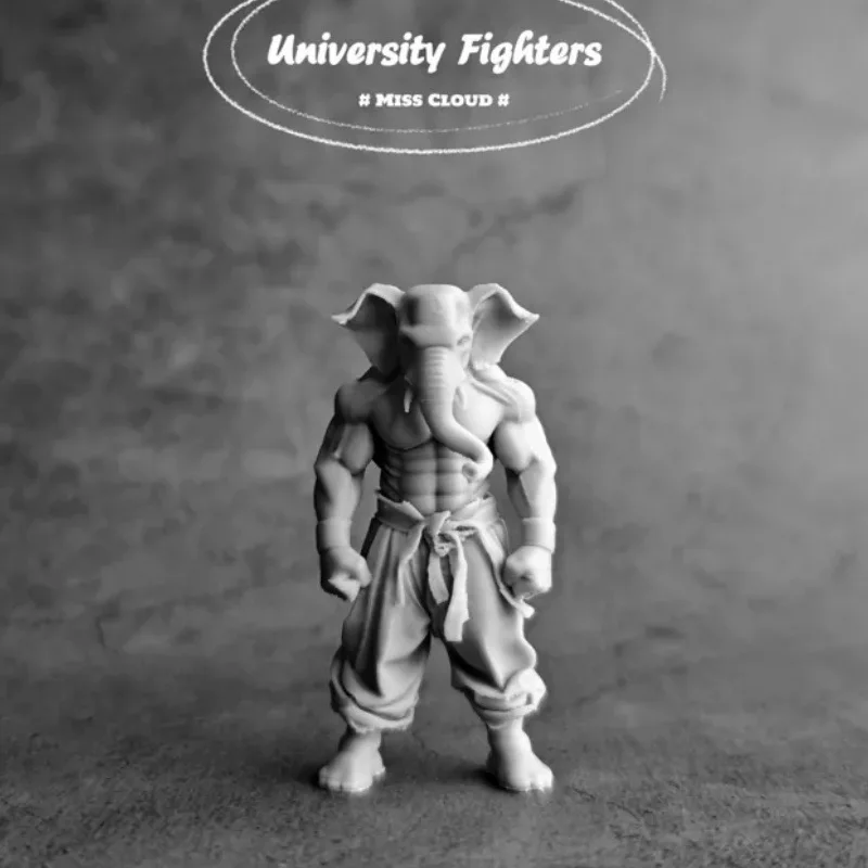 

Elephant Fighter Elephant Home Decor Ornament 3D Printing Creative Gift