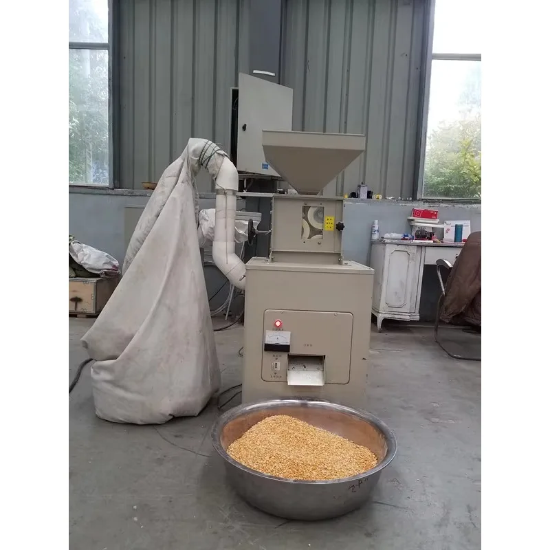 Three Rollers Rice Huller Machine Rubber Roller Rice Huller Machine Customized