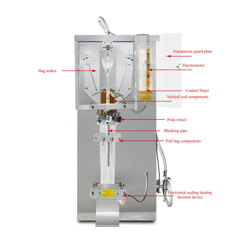 Máquina automática de embalagem de líquidos, molho de soja, vinagre, bolsa de suco, selador de pacotes, óleo, sopa, máquina automática de embalagem de líquidos