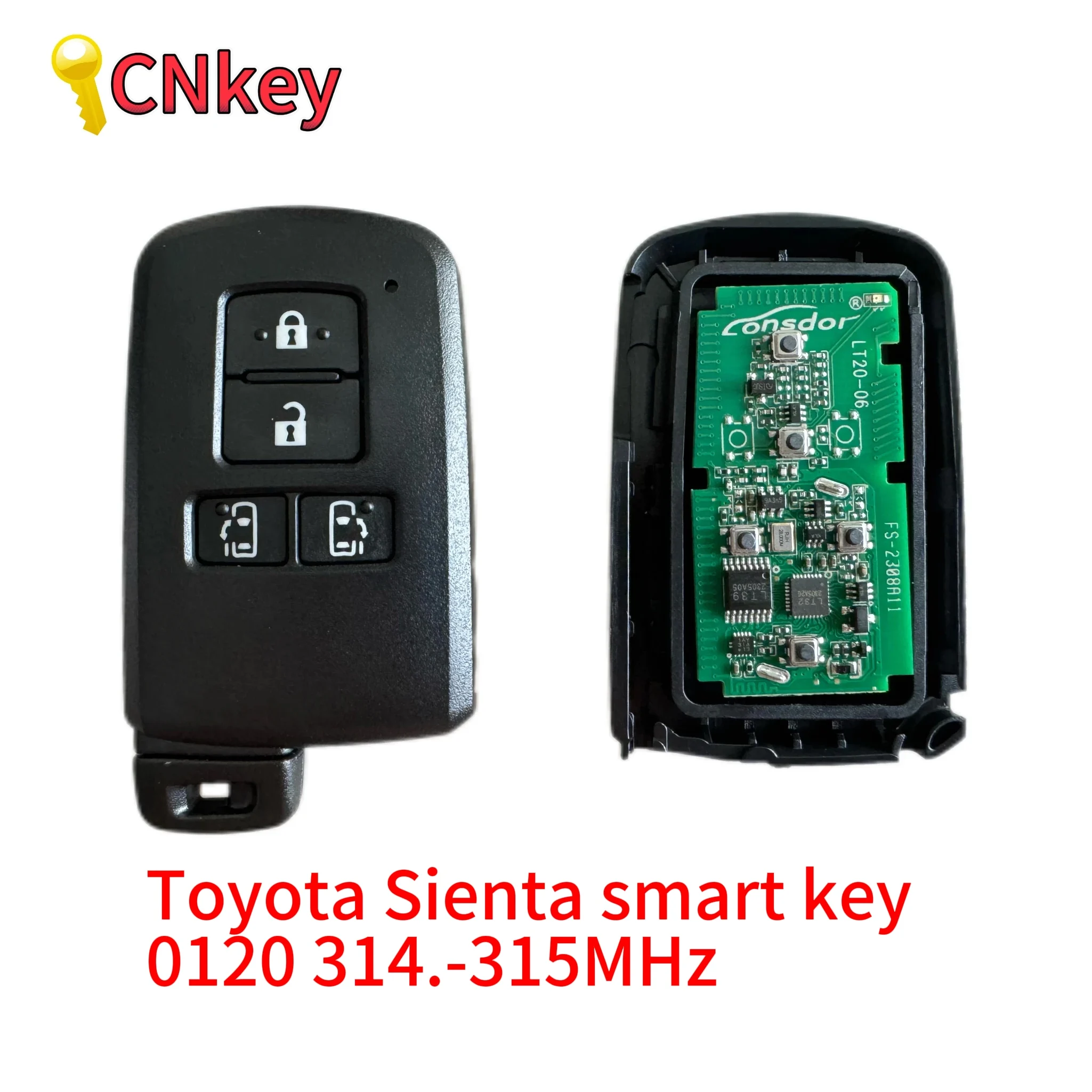 

Toyota Sienta smart key 0120 314.-315MHz