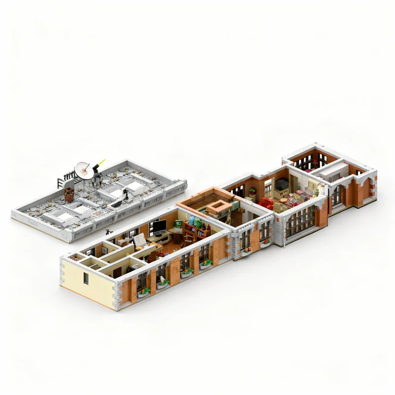 

4786PCS MOC Street View Prime Time Building Leonard Penny Bundle Model Building Block Architecture DIY Assembly Display Gift Set