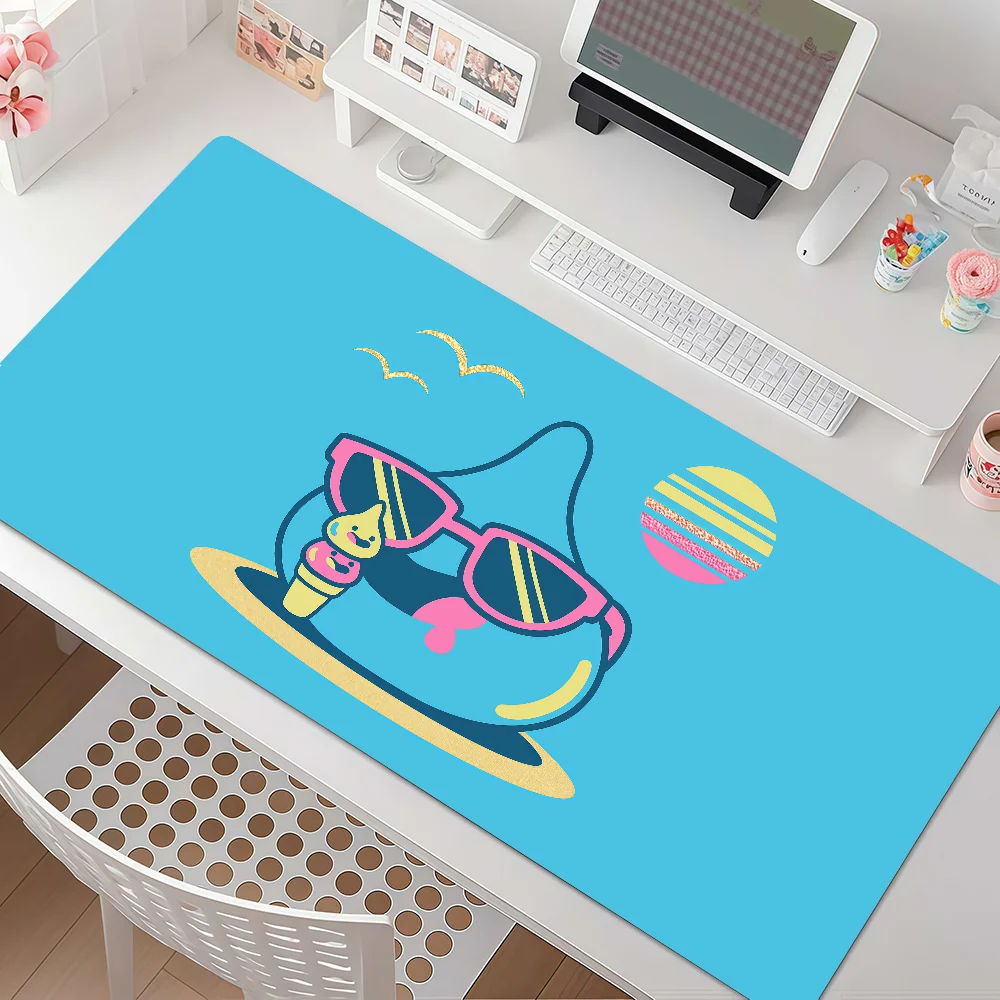 Cartoon Slime D-dragon Quest Children Mouse Pad Anti Slip Rubber Edge Locked Thickened Laptop Gaming Desk Mat