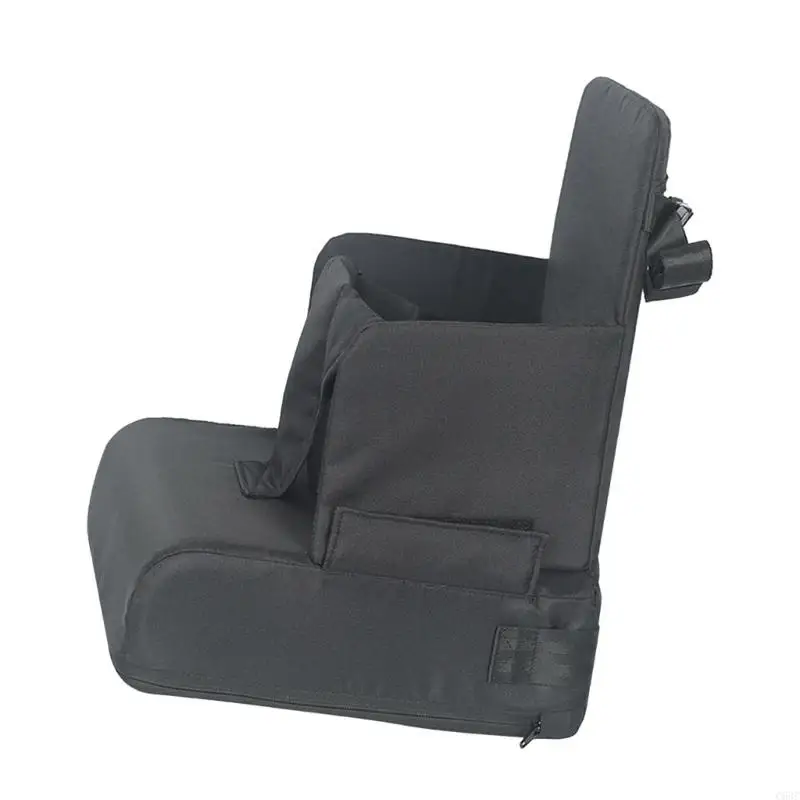 Chaise pliable C63C pour enfants, coussin en tissu universitaire Simple