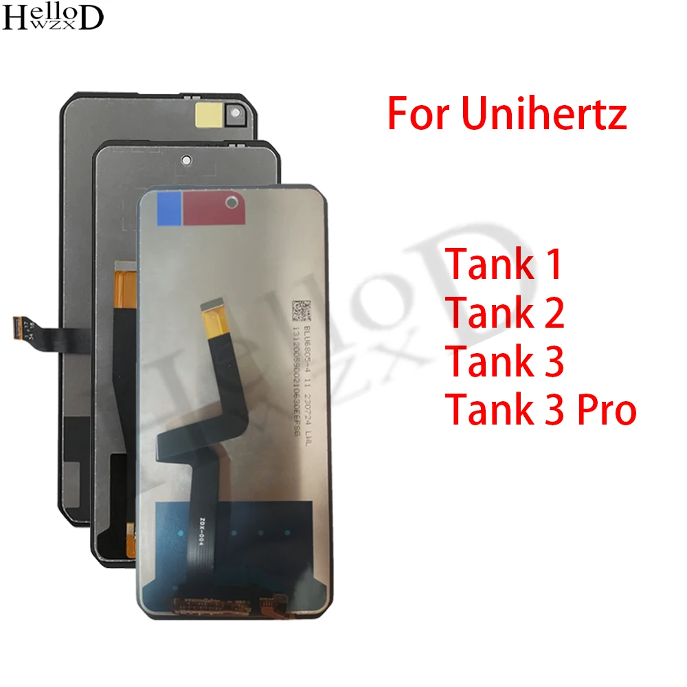 

For Unihertz Tank 1 2 3 Pro LCD Display Touch Screen Digitizer Assembly Replacement Part + Tools