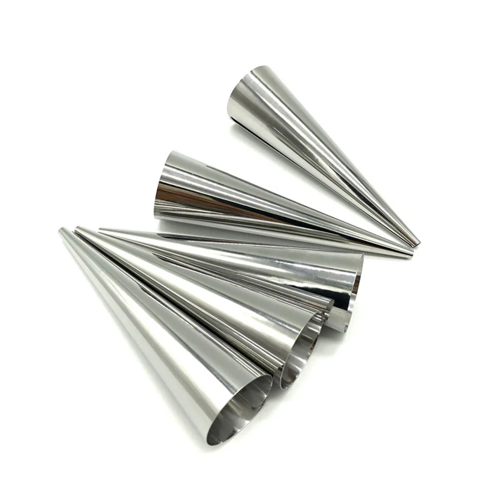 

36 шт., формы для кремовых рогов из нержавеющей стали, термостойкие спиральные формы для выпечки тортов для кондитерских рулетов, принадлежности для выпечки