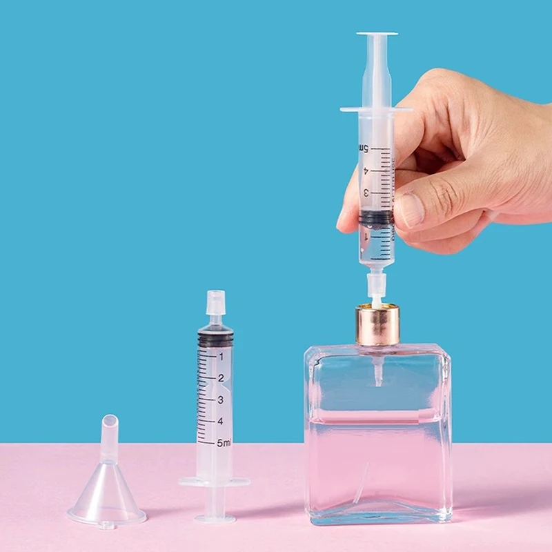 12Pcs/Set Perfume Refill Tools Set Plastic Diffuser Syringe Straw Dropper Funnel Spray Dispensing Required Cosmetic Tools