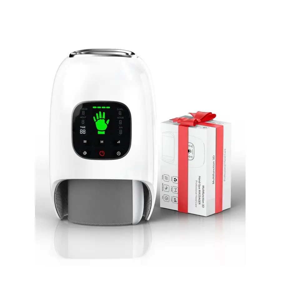 

Hand Massager with 6 Modes and 6Intensity Levels,Heating Options for Hot and Cold Therapy Hand and Wrist Massager for Arthritis
