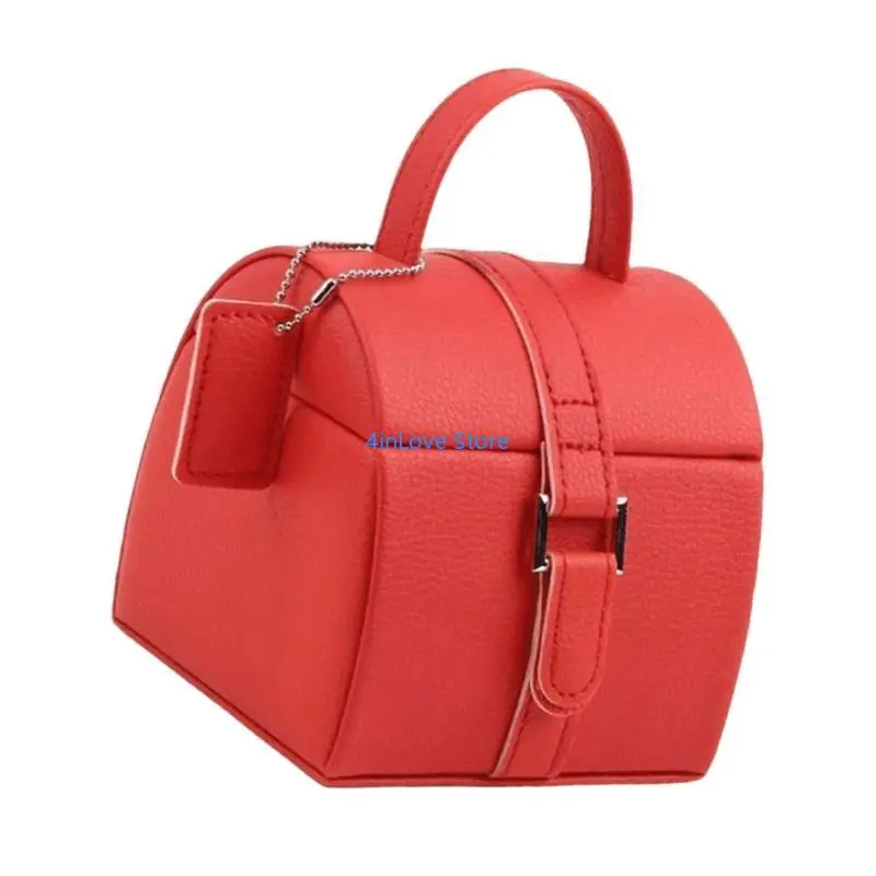 

T4MD Portable Compact Travel Jewelry Case Portable Storage for Accessories