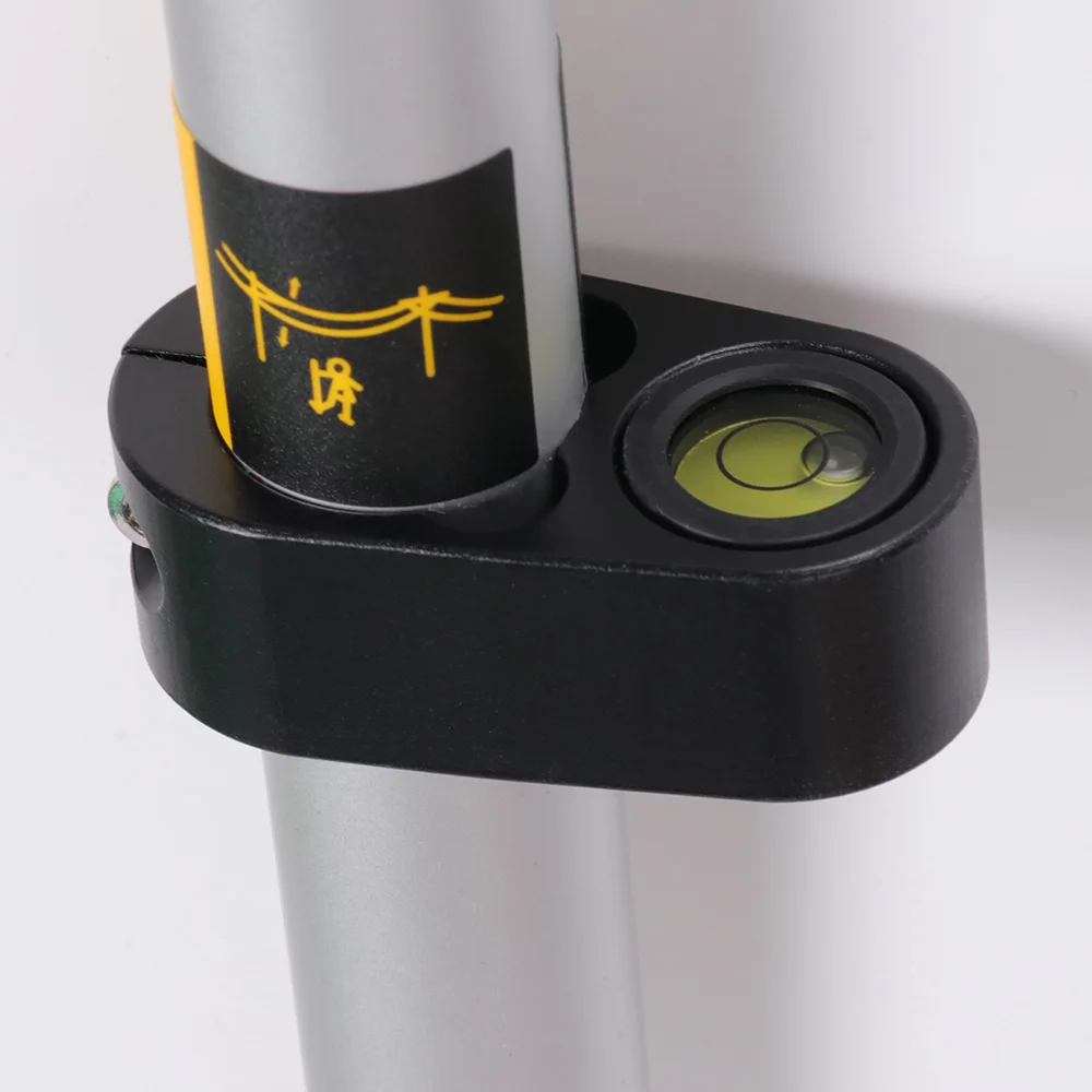 Mini poste de prisma de aluminio para encuesta de mano con instrumento de metal de rosca 5/8 X11 para varilla de estaque