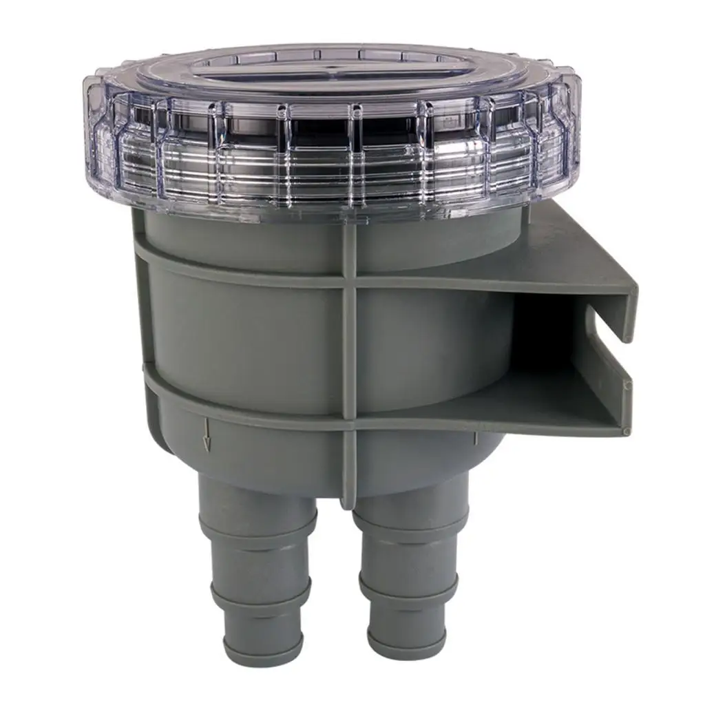 

Plastic Marine Water Intake Basket Strainer Easy Cleaning Boat Plumbing Accessories for Engine Protection