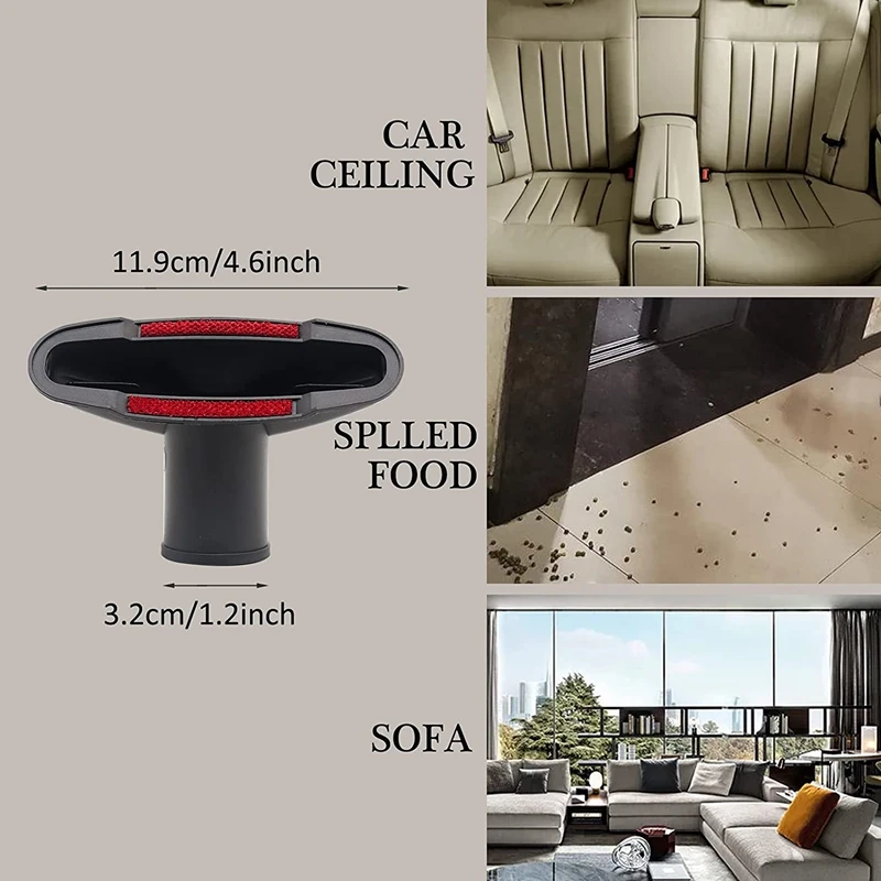 Acessórios de vácuo acessórios kit de limpeza escova de piso de madeira para 32mm (1 1/4 Polegada) mangueira padrão 7 pacote