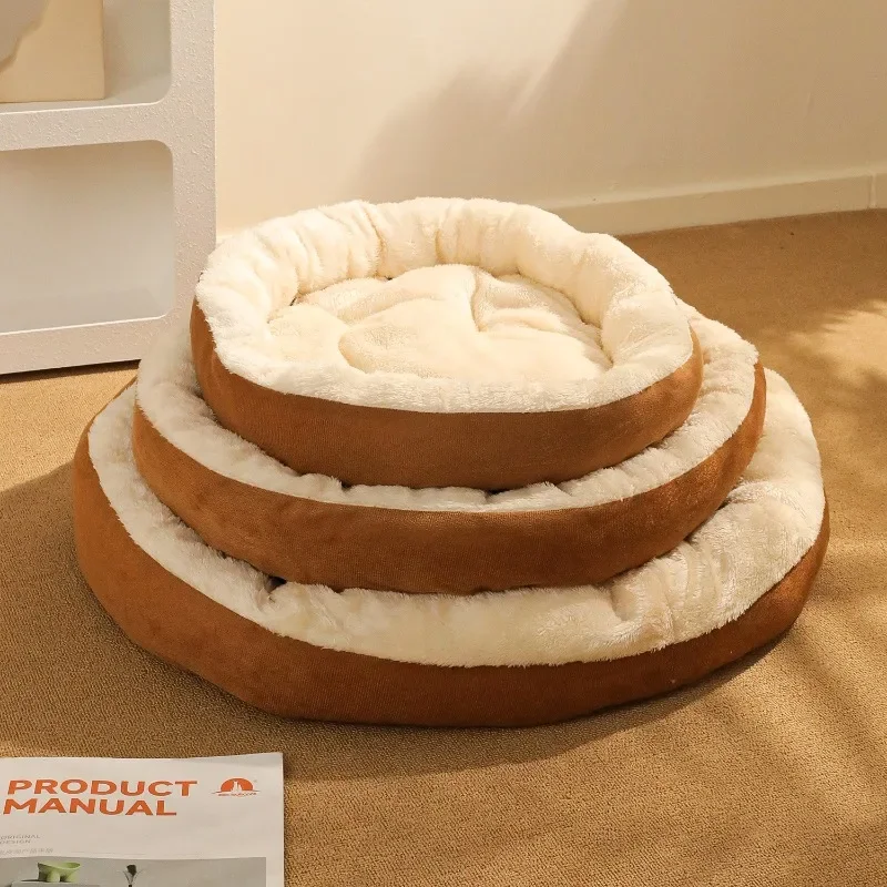 Pet Dog Bed Warm House Kennel Teddy Square Nest Pet Kennel for Small Medium Large Dogs Cats Puppy Plus Size Cat Cushion Beds