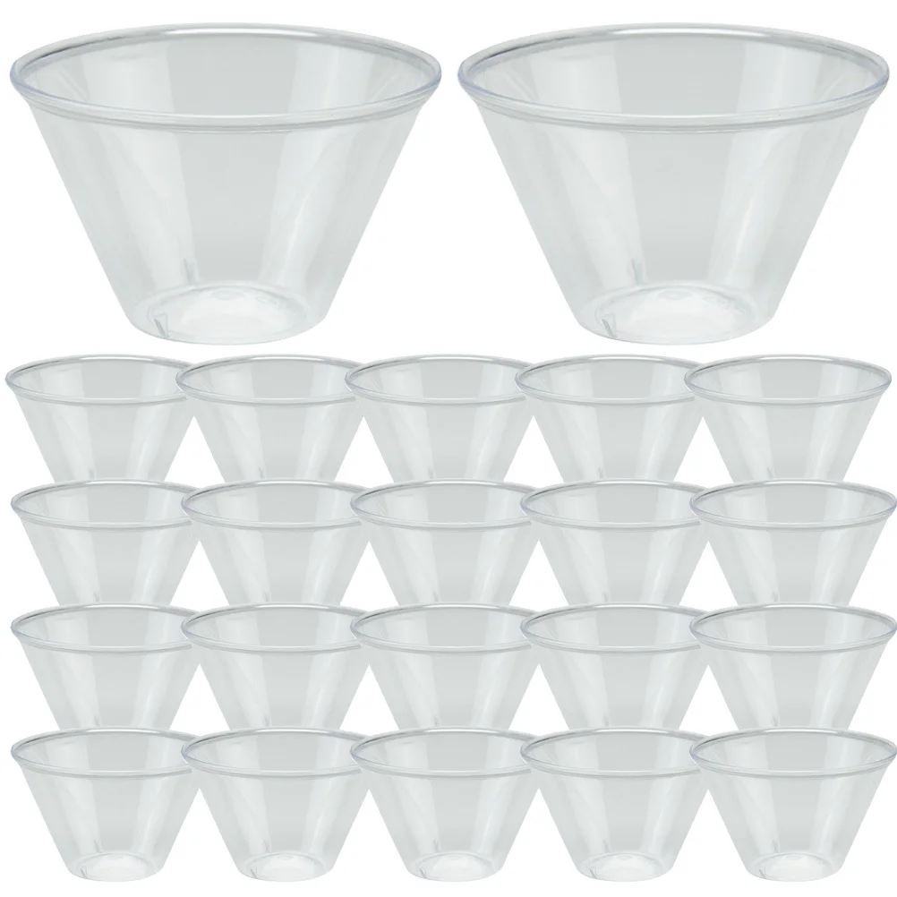 

100pcs Disposable Tea Clear Plastic Water Cups For Party Juice Mug Small Beverage Container Sample Cups Condiment Holder