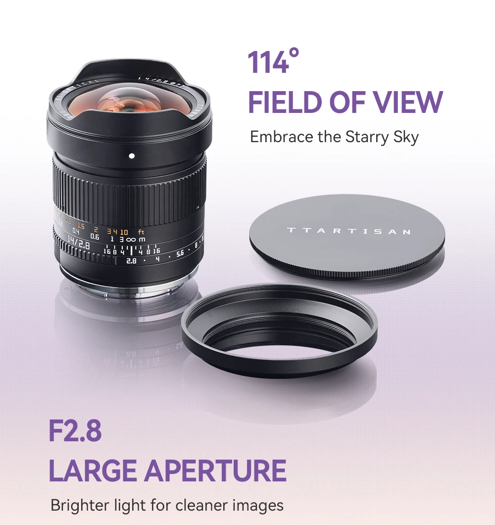 Neues TTArtisan 14mm F2.8 Vollformat Ultra-Weitwinkel Manuelles Fisheye-Objektiv für Sony E FE Nikon Z Canon RF EOS R Leica Sigma L S9 S5 – Detail 9