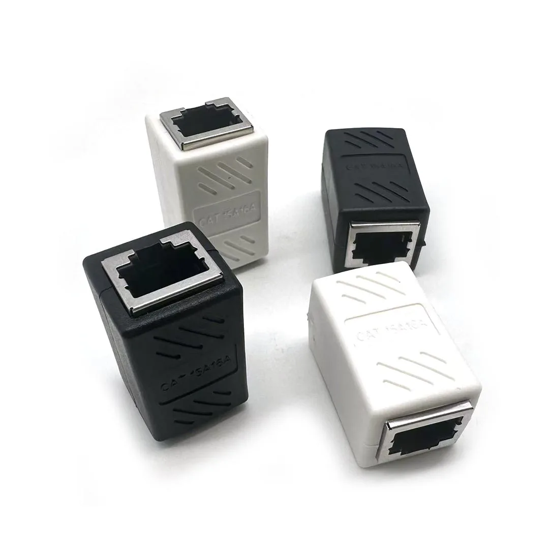 RJ45 connector Network extender Ethernet  RJ45 extender adapter Gigabit interface Female to Female network connector ﻿