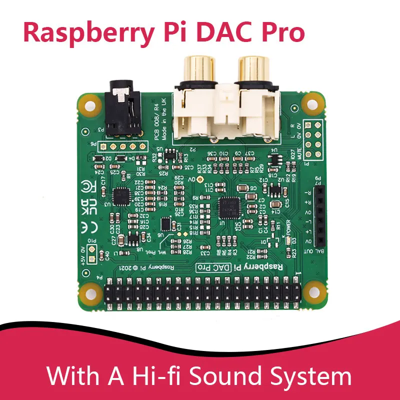 IQaudio DAC+/DAC Pro/DigiAMP+/Codec Zero For Raspberry Pi Audio Supports With All Raspberry Pi Molde