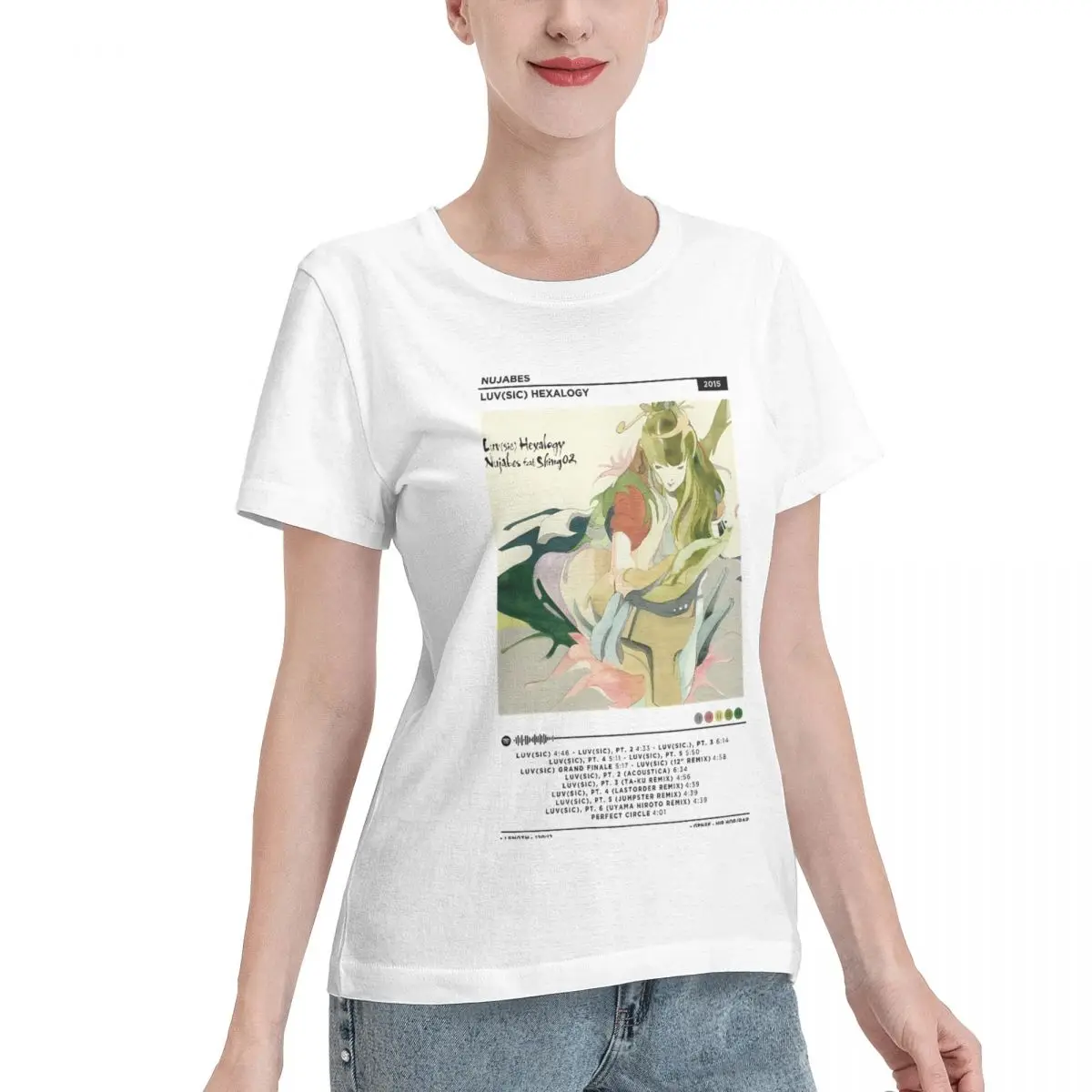 Value Pack Nujabes - Luv Sic Hexalogy Women's T-shirt Street Shooting Wear Resistant Top