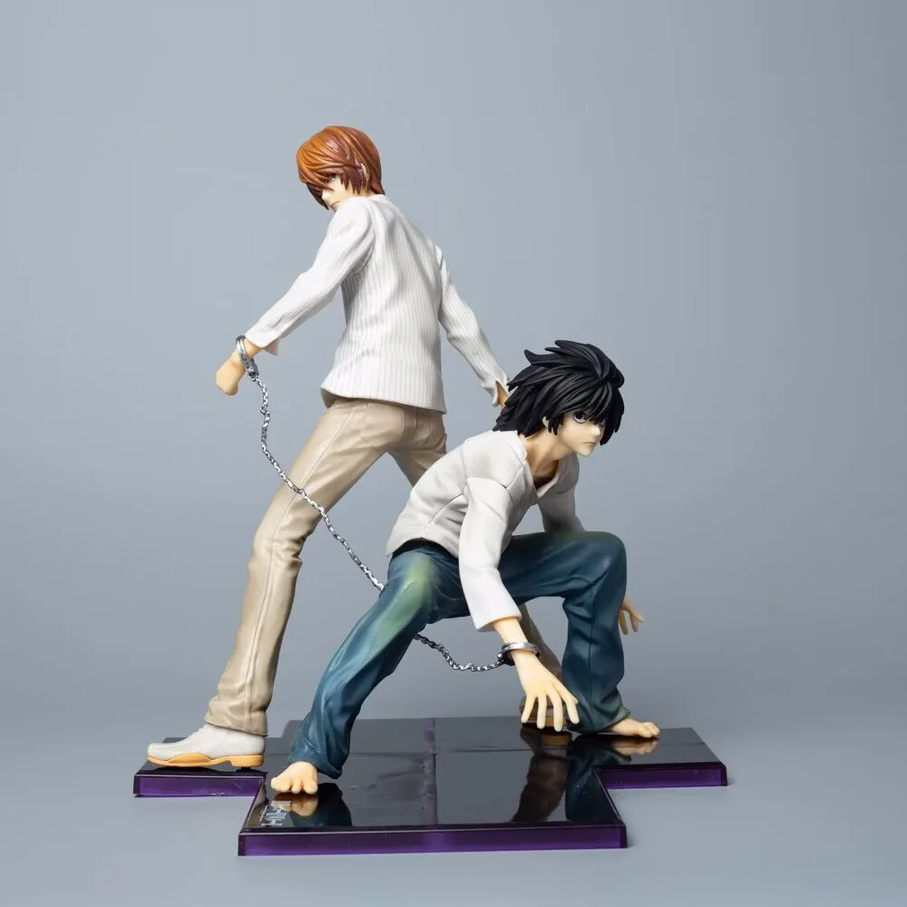 Megahouse Death Note Light Figure Yagami Kami L Lawliet 24cm Anime PVC Action