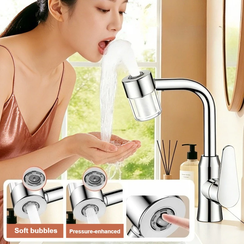 

Смеситель для раковины с горячей и холодной водой, универсальный, для кухонной мойки, настольный, бытовой, для ванной комнаты, с фильтрацией