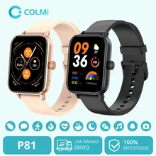 COLMI P81 Chamadas de Voz Relógio Inteligente Ultra 1.9 Polegadas Tela 24H Monitor de Saúde Mais de 100 Modos Esportivos, Bluetooth Smartwatch Homens Mulheres