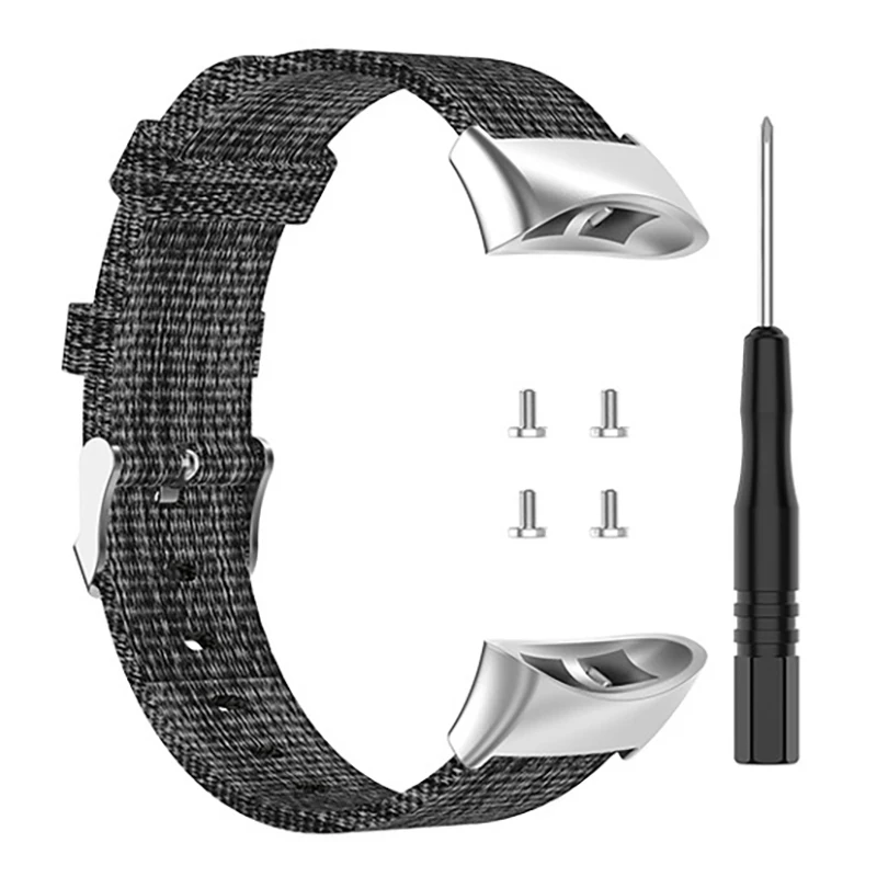 สายสายรัดนาฬิกาข้อมืออัจฉริยะไนลอนสำหรับ Garmin Forerunner 45/45S สายรัดข้อมือสำหรับ Swim2 Garmin