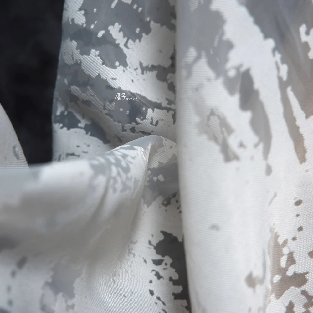 Summer Sheer Burnout Fabric - Lightweight Structured with Lining Designer Textil