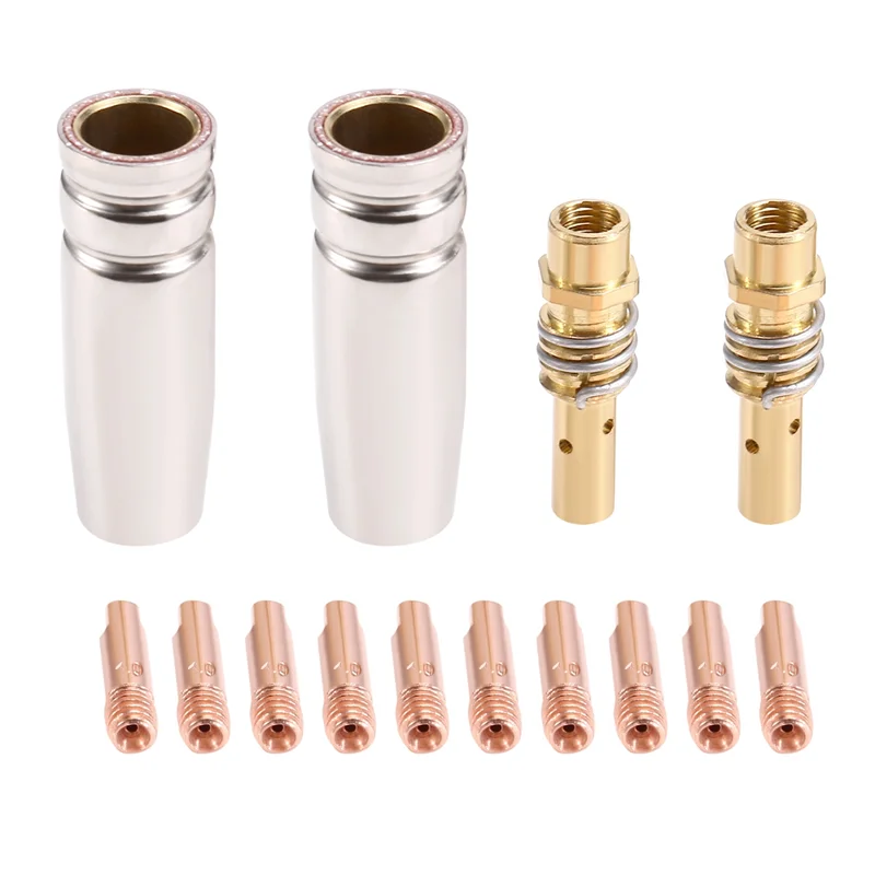 

AC23-14PCS 15AK Welding Torch Accessories Consumables MIG Torch Gas Nozzle Tip Holder Of 15AK MIG