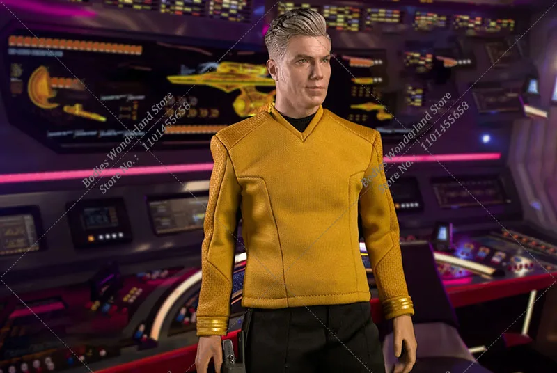 In Stock 1/6 Scale Collectible Christopher Captain Pike 12Inch Full Set  Male Soldier Action Figure Model Toys for Hobby Gifts