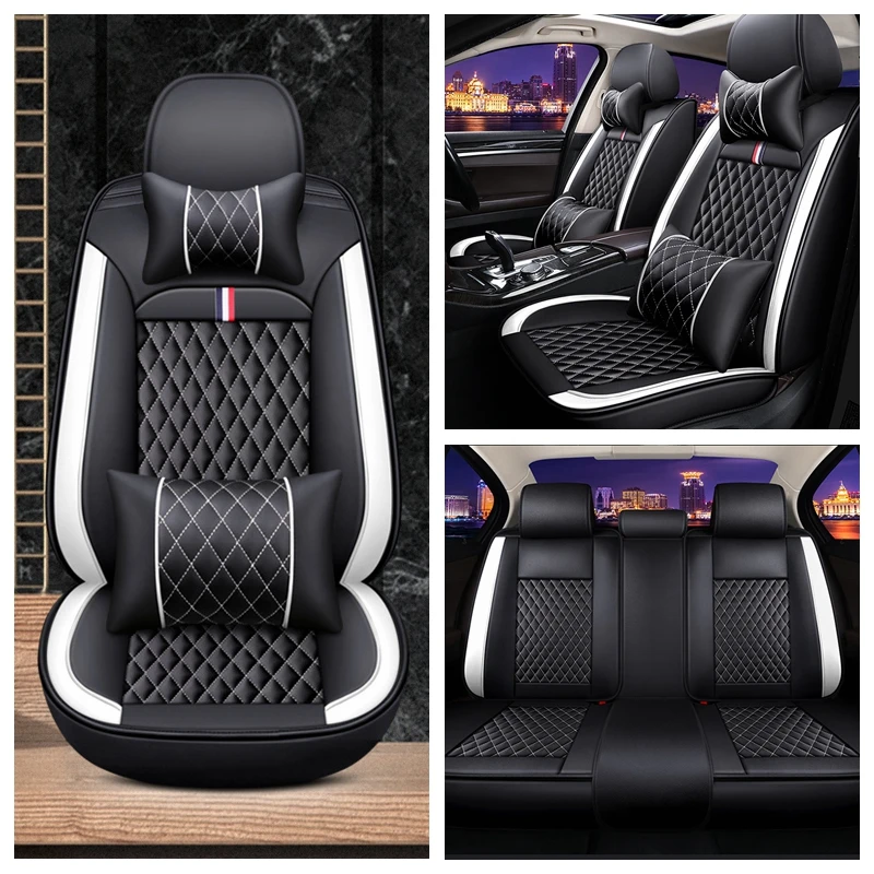 

Front+Rear Leather Car Seat Cover Set for Kia Borreg Cadenza Carens Forte K9 KCV4 Maxima Niro Opirus Sorento Stinger Stonic VQ