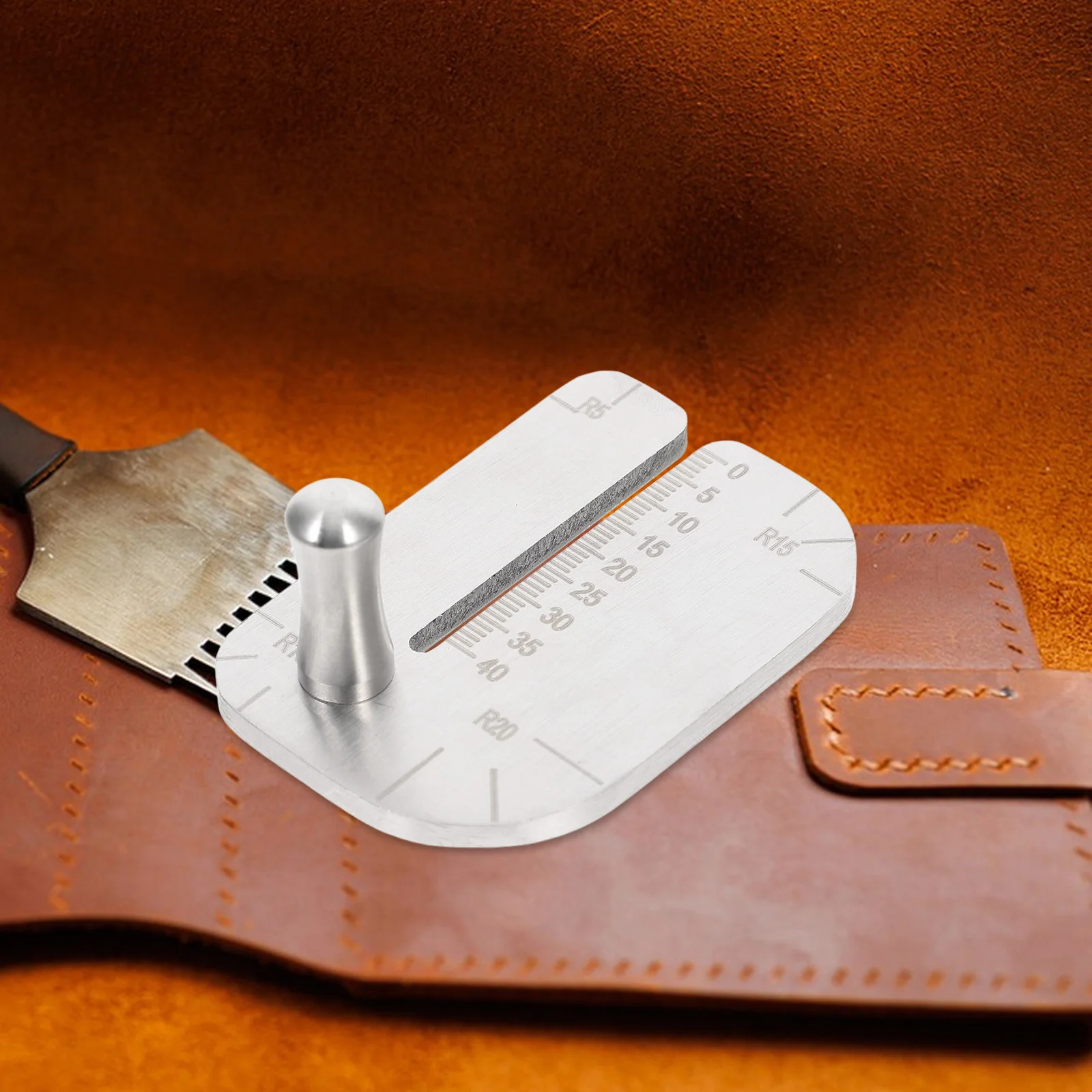 Chopper Craft Punching เครื่องมือเย็บแผ่นสแตนเลส Leathercraft Hole Puncher สําหรับเย็บผ้าวงกลม