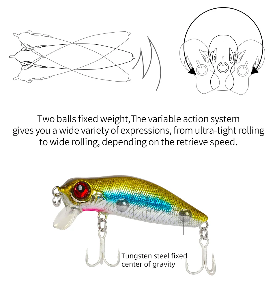 TSURINOYA Minnow Fishing Lure  Weight System 64F DW71 64mm 6g Floating Shallow Range Seabass Wobbler Crank Bait
