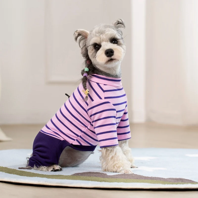 Soft Warm Dog Pajamas for Small Dogs Cat Clothes French Bulldog Chihuahua Jumpsuit Poodle Shih Tzu Overalls Dog Bodysuit