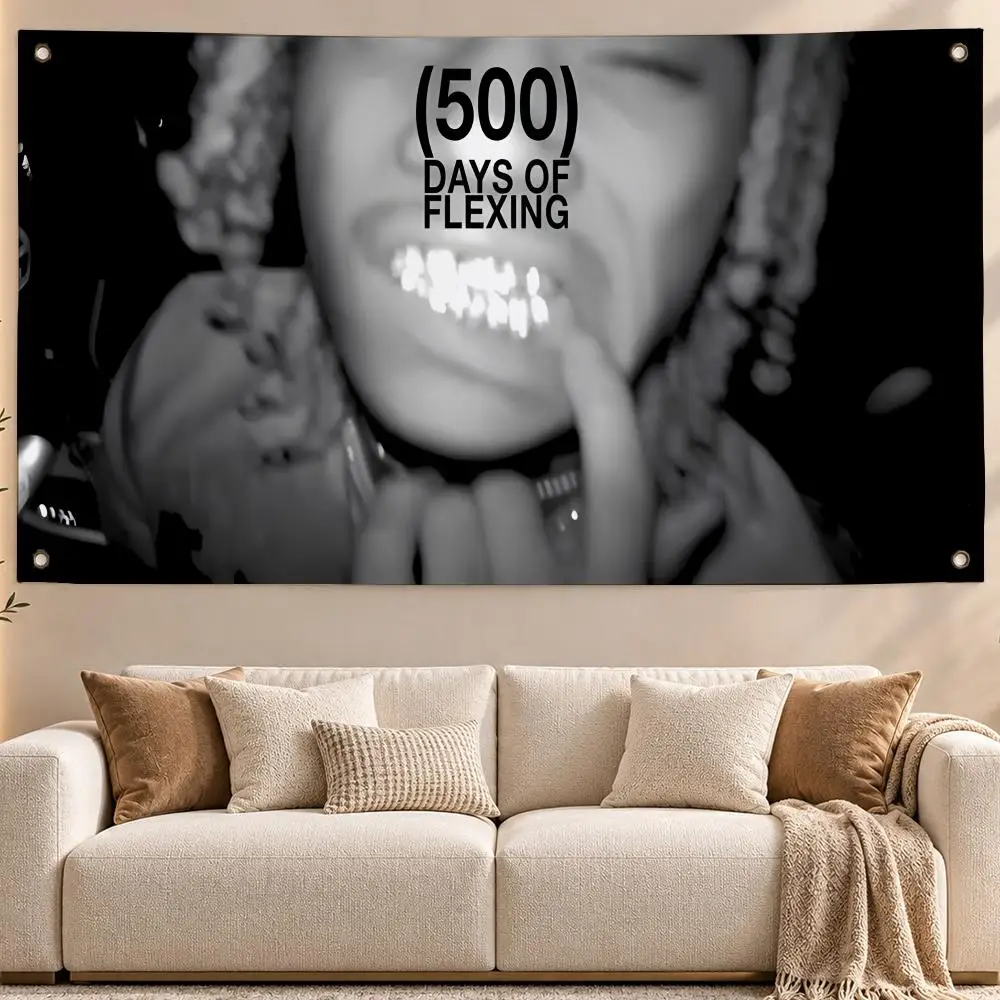 Viral Rapper OsamaSon Flags Aesthetic Wall Hanging Flag Banner Bedroom Living Room Home Decor Large HD