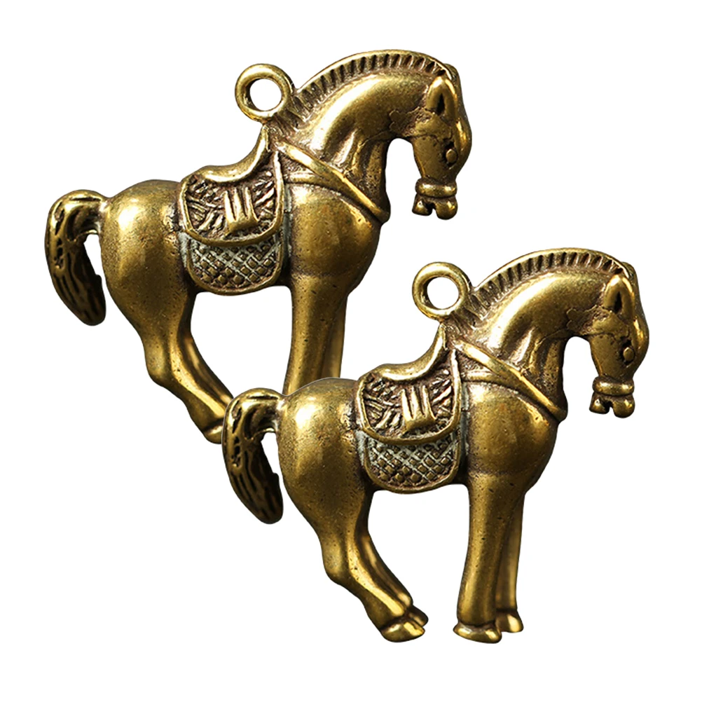 

2Pcs Zodiac Keychain Durable Material Copper Bag Pendant Keychains Pendant Bag Decor Fashion Gift Jewelry Accessories