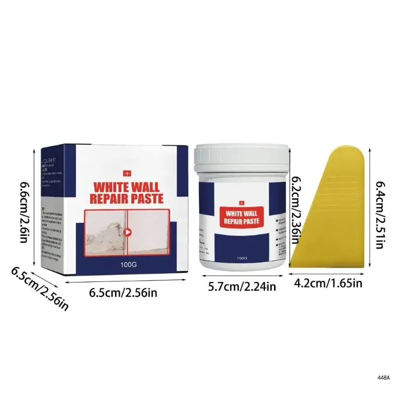 All in one Wall Patching Solution Wall Restoration Solution Versatile Wall Repair Compound for Wall Covering & Touch up