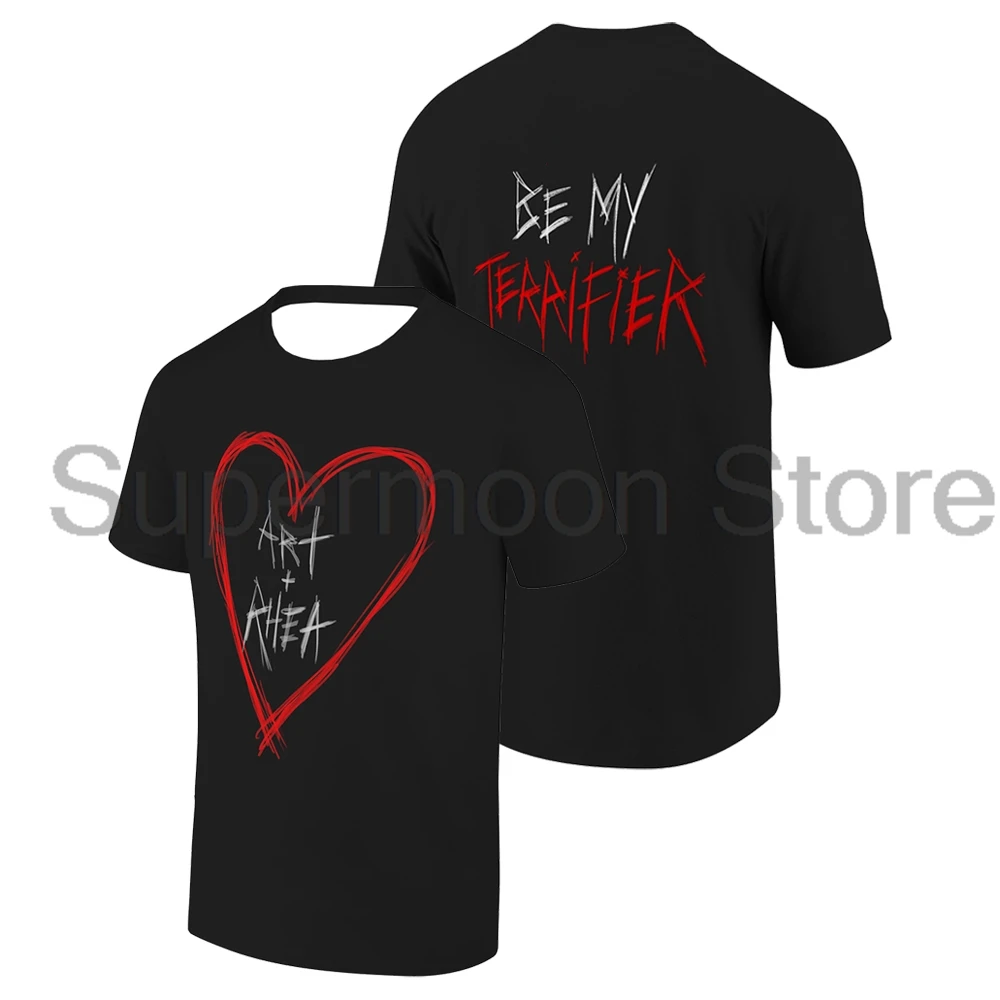 Rhea Ripley Terrifier Be My Terrifier T-shirt O-Neck Short Sleeve Black Tee Men Women Outdoor Streetwear Tops