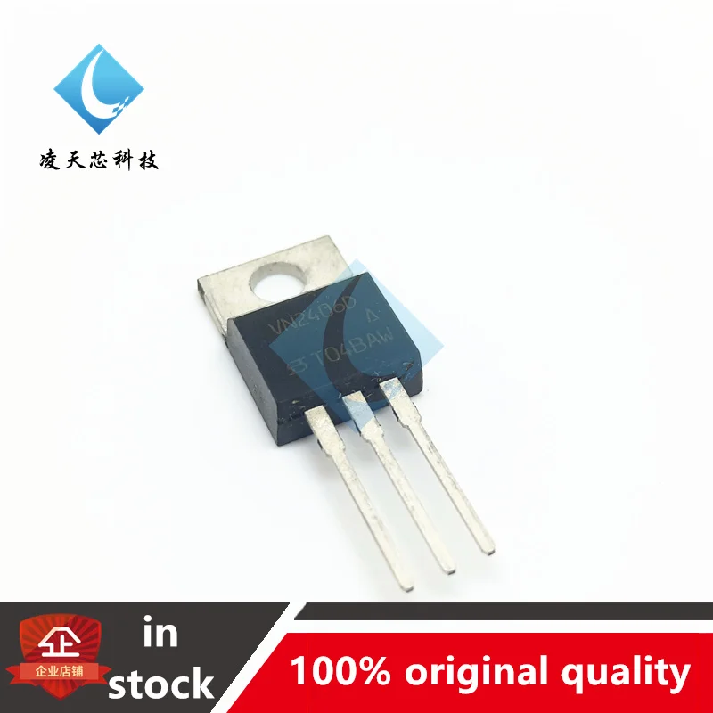 

10PCS VN2406D VN2406D VN2406 TO220 MOSFET NPN FET 240V1.12A New Original