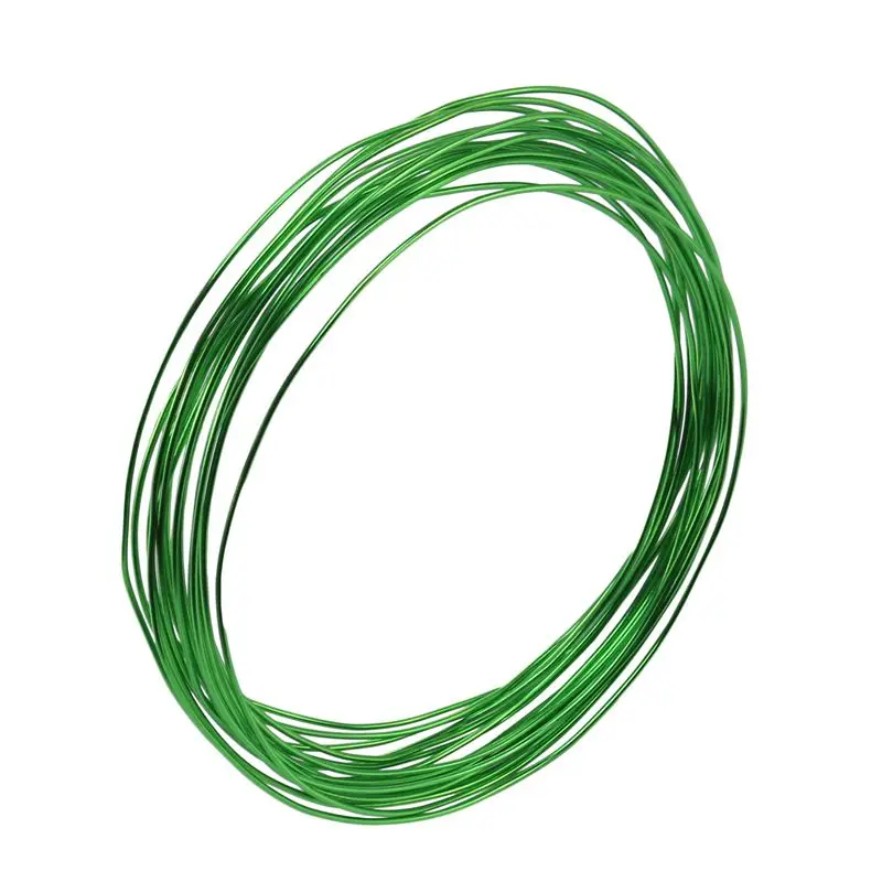 ABWZ-27 Rolls Bonsai Wires Anodized Aluminum Bonsai Training Wire With 3 Sizes (1.0 Mm,1.5 Mm,2.0 Mm),Total 147 Feet (Green)