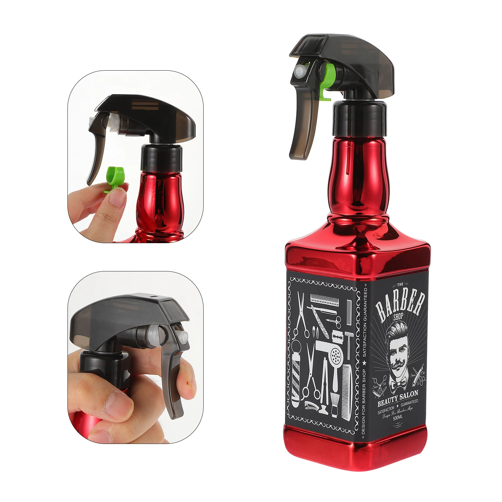 

Hair Spray Bottle for Hairdresser Portable Empty Barber Vintage Decorative The Pet Reusable Stylist