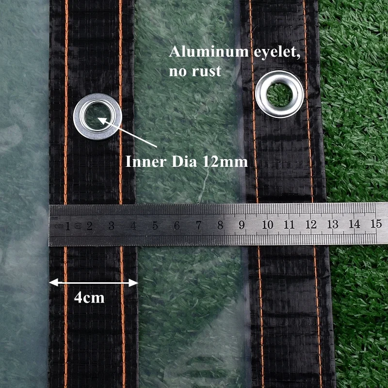 0.1 مللي متر فيلم غير نافذ للمطر بولي ايثيلين قماش شفاف مقاوم للماء ، نبات عصاري سقيفة غطاء للمطر في الهواء الطلق القماش المشمع غطاء غبار العريشة المظلة