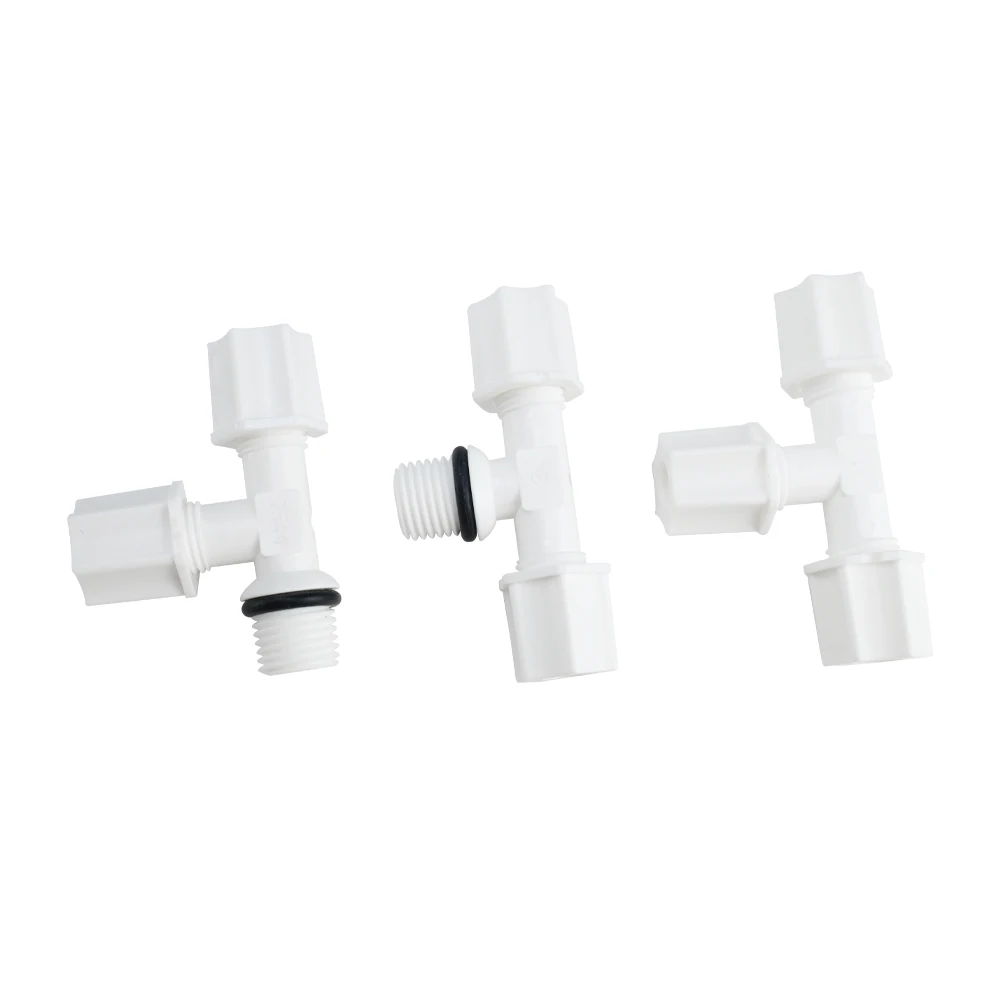 

Union Tee 1/4-Inch Tube Connectors For Water Filters And RO Systems