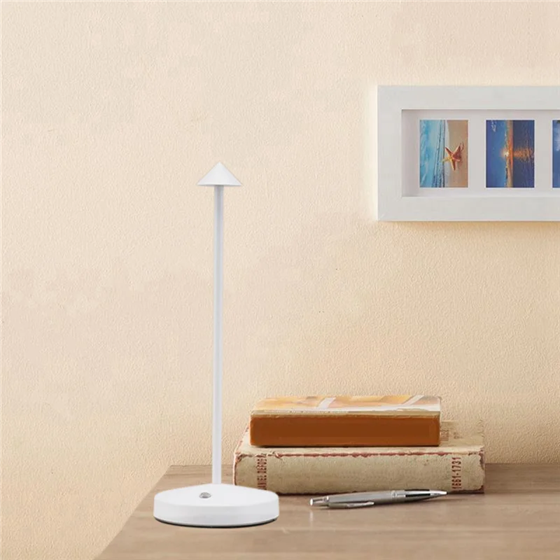 

1800Mah Rechargeable Led Table Lamp Bedroom Decoration Bedside Table Lamp For Bedroom Restaurant Decoration Light White