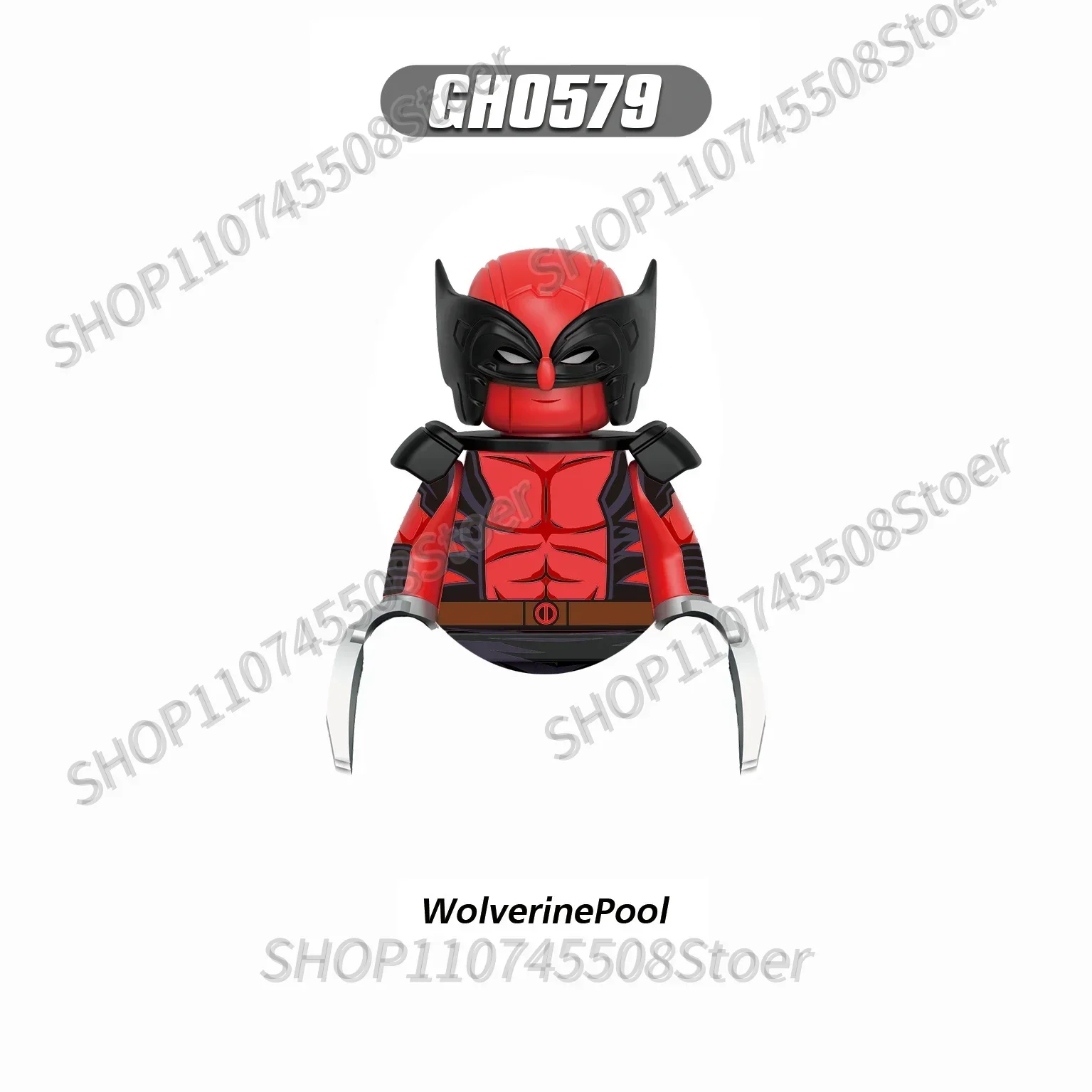 Heiße Sammelspielzeuge Marvel Bausteine Batgirl Magneto Wolverine Scream Deadpool Mini-Bausteine Partygeschenke
