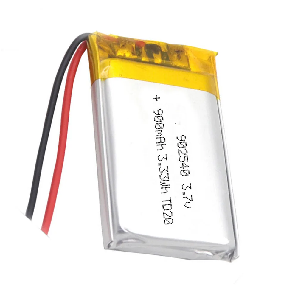 2/5/10/20 Pcs 3.7V 800mAh 902045 Lithium Polymer Ion Battery 2.0mm JST Connector