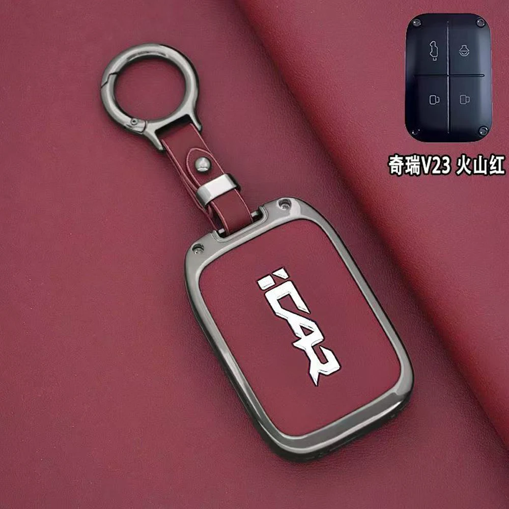 New High Quality Car Key Set Interior Modification New Energy All Inclusive Metal Shell Buckle Fit For 2026 Chery ICAR V27 Inter