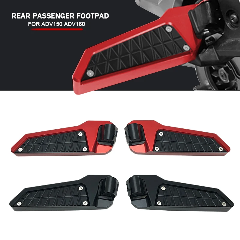 

Rear Passenger Footpad Foot Steps Foldable Pedals Rests For Honda ADV160 ADV150 ADV 150 160 2019 2020 2021 2022 2023 Motorcycle