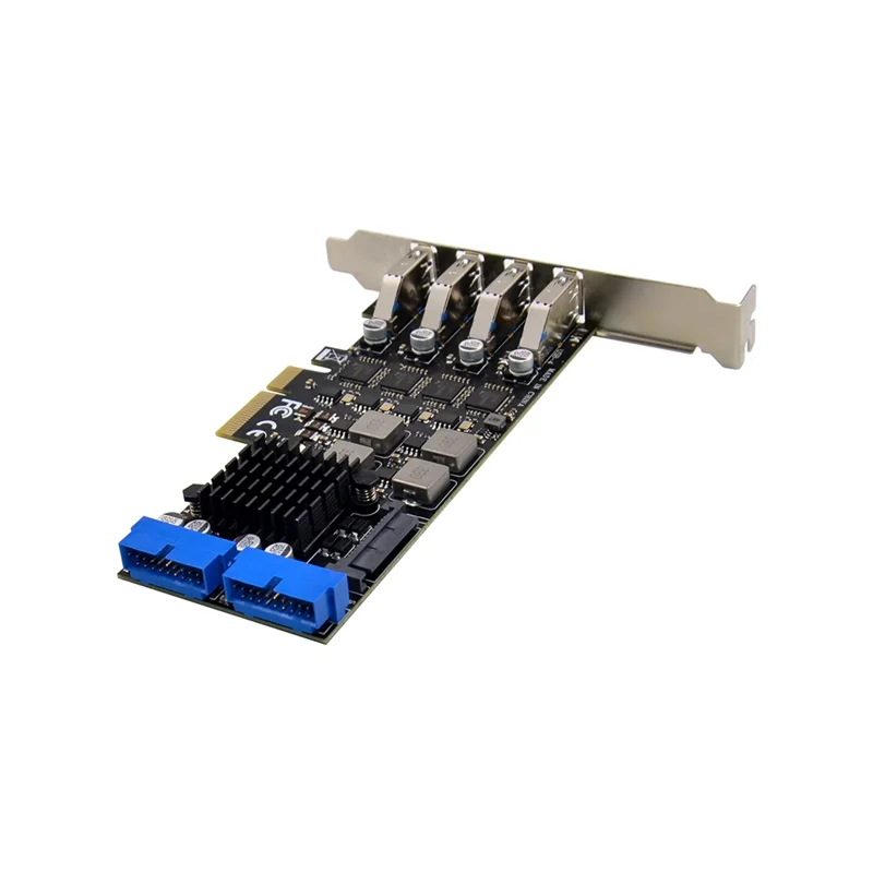 

ST668 Pcie X4 NEC720201 4 Channel/8 Port USB3.0 Industrial Control Multi-Function Convenience Converter Card